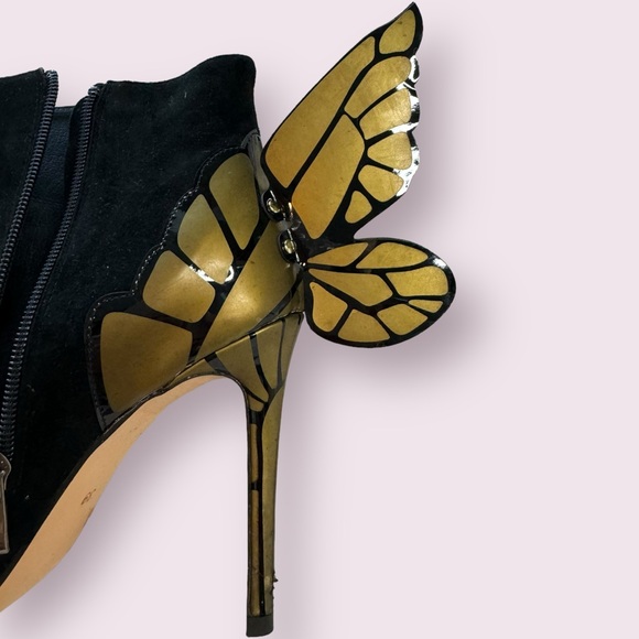 Suede heels with butterflies US8 - Picture 10 of 10